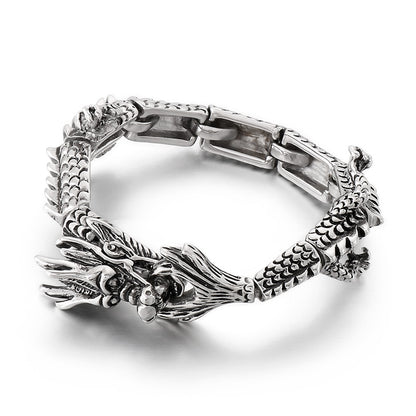 1 Piece Hip-hop Dragon Titanium Steel Bangle