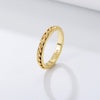 1 Piece Simple Style Geometric Sterling Silver Plating Rings