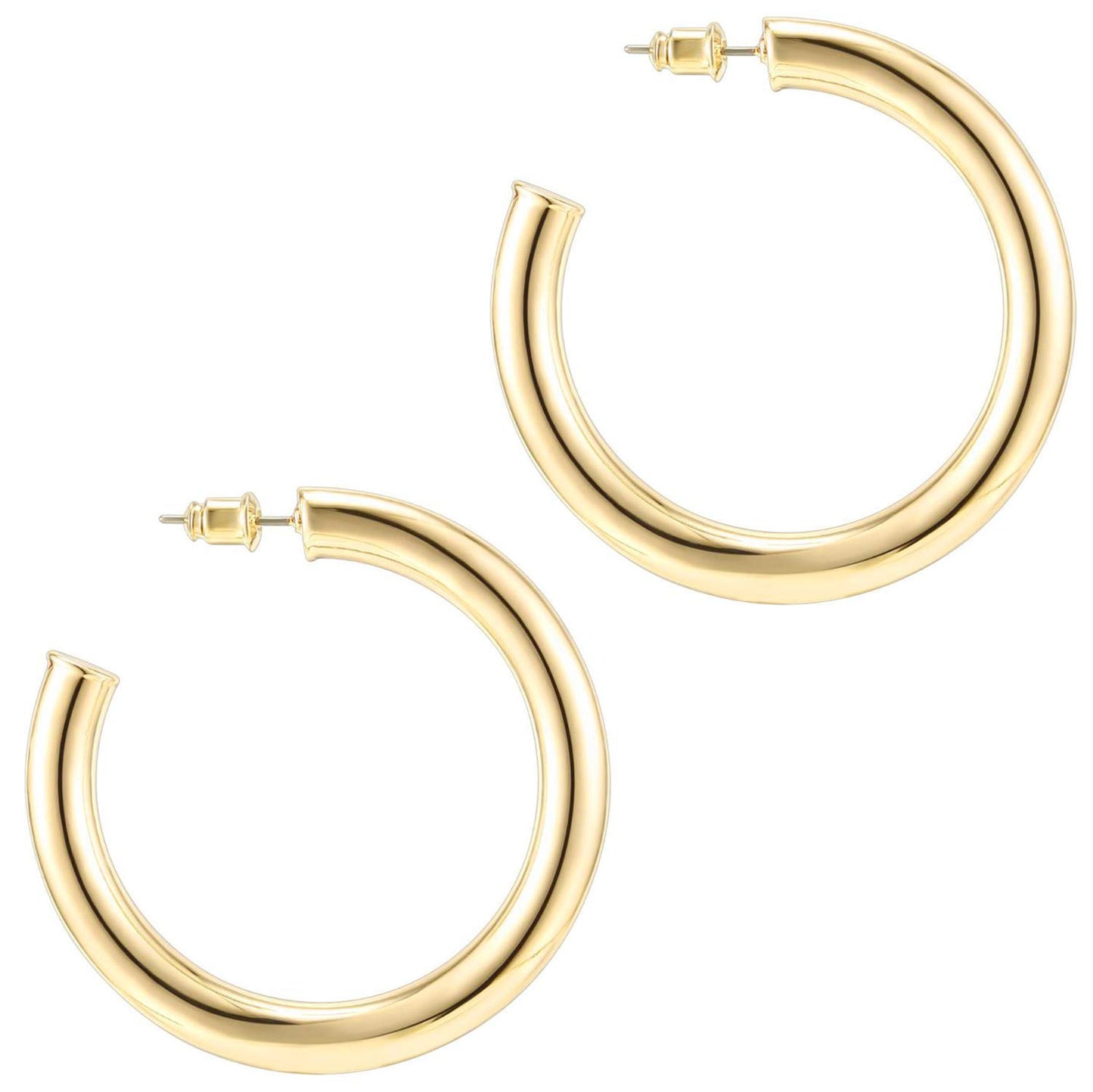 1 Pair Fashion Solid Color Metal Plating Women's Earrings