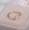 1 Piece Simple Style Solid Color Alloy Plating Women's Rings