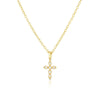 Sterling Silver Copper Elegant Cross Plating Pendant Necklace