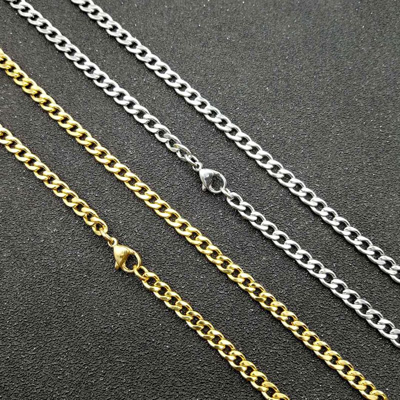 Hip Hop Chain Titanium Steel Necklaces