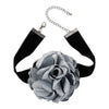 Lady Flower Petal Cloth Women's Choker