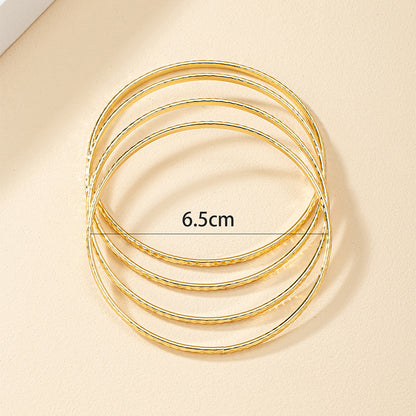 Fashion Circle Alloy Round Alloy Women's Bangle