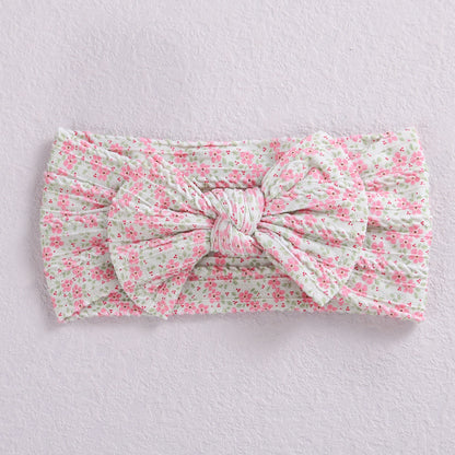 Fashion Flower Bow Knot Watermelon Nylon Printing Hair Band 1 Piece