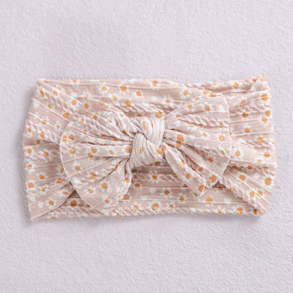 Fashion Flower Bow Knot Watermelon Nylon Printing Hair Band 1 Piece