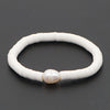 Simple Style Round Freshwater Pearl Beaded Bracelets