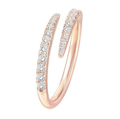 1 Piece Elegant Geometric Alloy Inlay Zircon Women's Open Ring