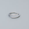 Fashion Geometric Sterling Silver Plating Zircon Open Ring