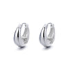 1 Pair Simple Style U Shape Sterling Silver Earrings