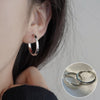 1 Pair Casual Retro Geometric Copper Plating Inlay Artificial Pearls Earrings