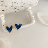 1 Pair Sweet Heart Shape Alloy Plating Women's Ear Clips Ear Studs