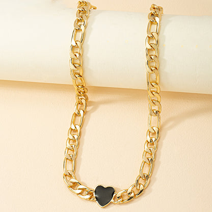 1 Piece Fashion Heart Shape Alloy Plating Women's Necklace