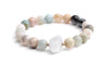 1 Piece Fashion Color Block Alloy Natural Stone Beaded Rhinestones Bracelets