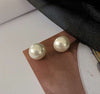 1 Pair Simple Style Round Imitation Pearl Inlay Artificial Pearls Women's Ear Studs