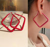 1 Pair Exaggerated Geometric Alloy Plating Women's Earrings