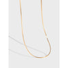 1 Piece Simple Style Solid Color Sterling Silver Plating Necklace