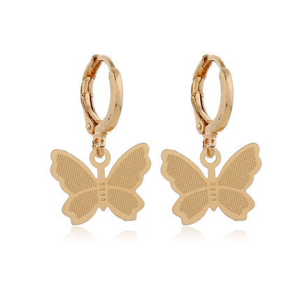 1 Pair Fashion Butterfly Alloy Plating Women's Drop Earrings