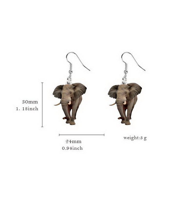 1 Pair Fashion Animal Arylic Women's Drop Earrings