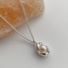 Fashion Simple Style Shell Sterling Silver Plating Inlaid Pearls Artificial Pearls Pendant Necklace