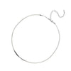 1 Piece Simple Style Solid Color Metal Plating Necklace