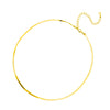 1 Piece Simple Style Solid Color Metal Plating Necklace