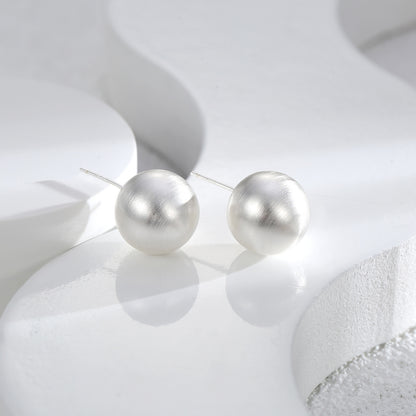 1 Pair Fashion Ball Copper Plating Ear Studs