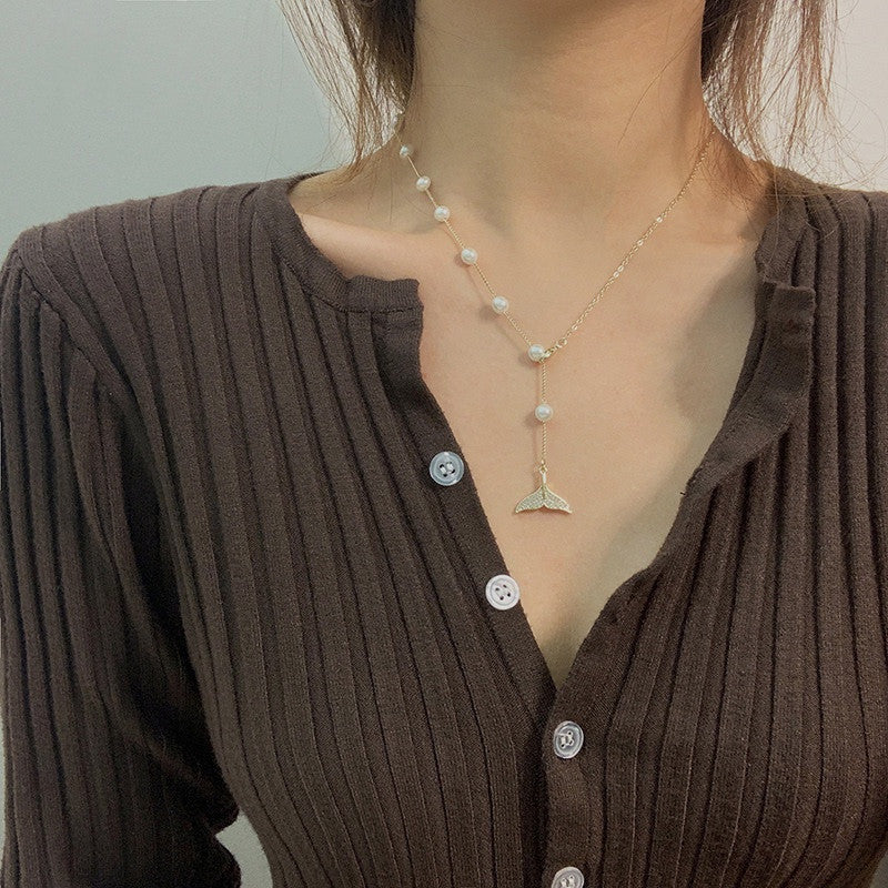 Simple Style Square Flower Bow Knot Alloy Inlay Artificial Pearls Rhinestones Women'S Necklace