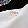 1 Piece Fashion Flower Butterfly Bow Knot Copper Inlay Artificial Pearls Zircon Rings