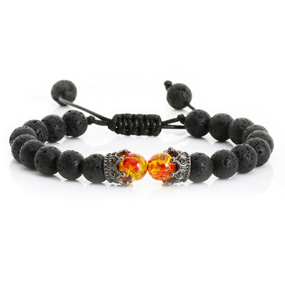 1 Piece Casual Geometric Tiger Eye Plating Men's Bracelets