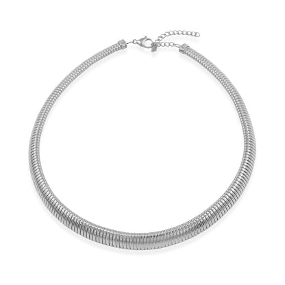 Hip-hop Geometric Stainless Steel Plating Choker