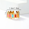 1 Piece Vintage Style Fashion Round Heart Shape Stainless Steel Copper Plating Inlay Zircon Open Ring