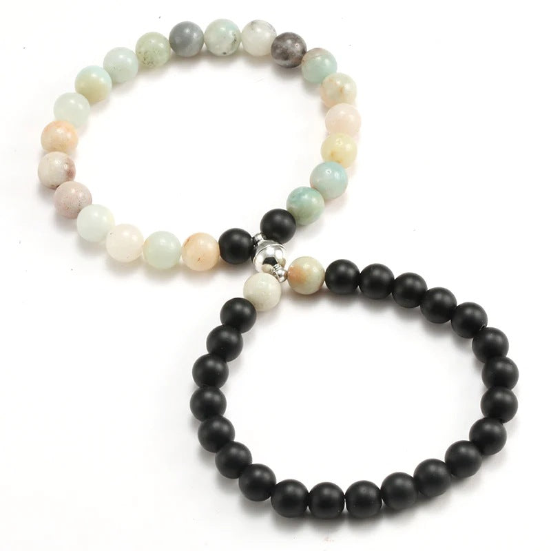 1 Set Simple Style Geometric Natural Stone Bracelets