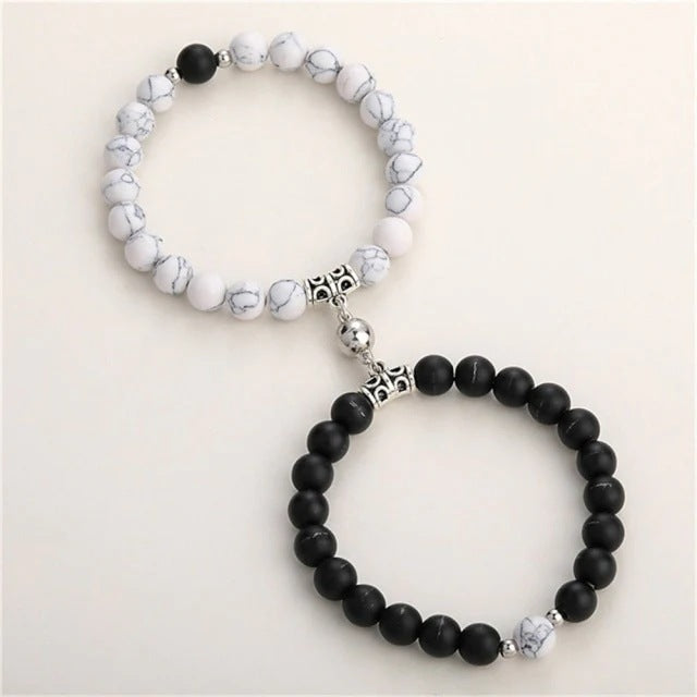 1 Set Simple Style Geometric Natural Stone Bracelets