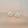 Fashion Bow Knot Alloy Plating Inlay Artificial Gemstones Pearl Women's Drop Earrings 1 Pair