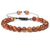 1 Piece Fashion Gradient Color Tiger Eye Beaded Bracelets