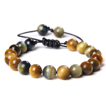 Ethnic Style Geometric Natural Stone Beaded Bracelets