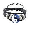 1 Piece Retro Gossip Geometric Pu Leather Unisex Bracelets