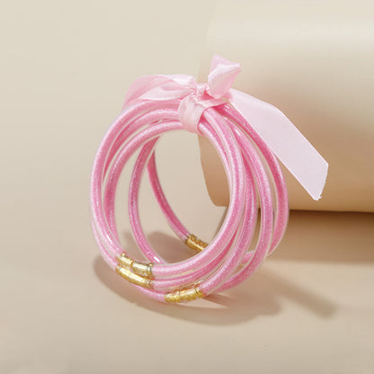 Lady Bow Knot Plastic Resin Women's Bracelets