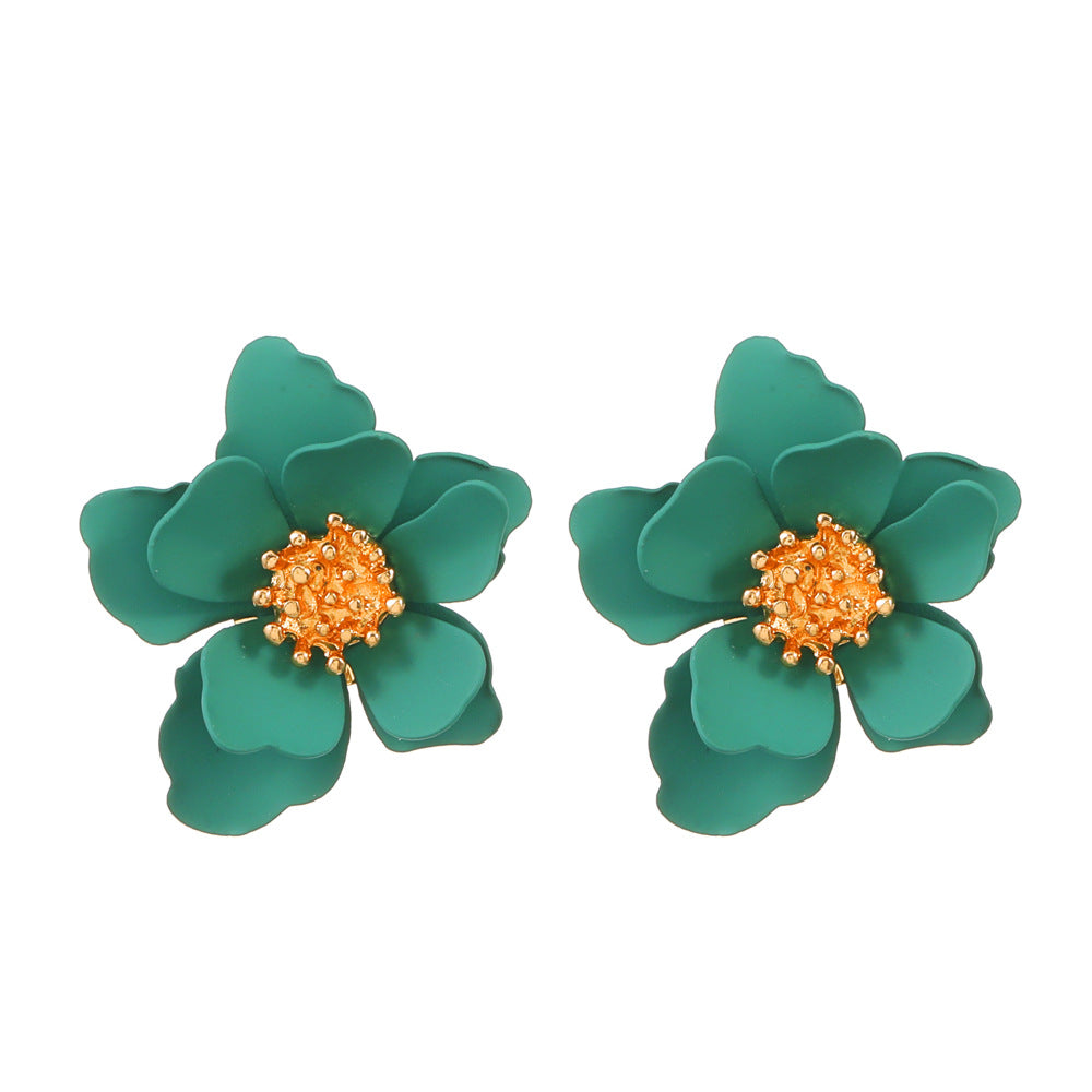 1 Pair Sweet Flower Arylic Ear Studs