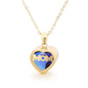 1 Piece Mama Simple Style Heart Shape Titanium Steel Inlay Birthstone Zircon Pendant Necklace