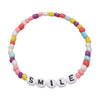 1 Piece Simple Style Letter Glass Irregular Kid's Bracelets