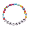 1 Piece Simple Style Letter Glass Irregular Kid's Bracelets