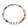 1 Piece Simple Style Letter Glass Irregular Kid's Bracelets