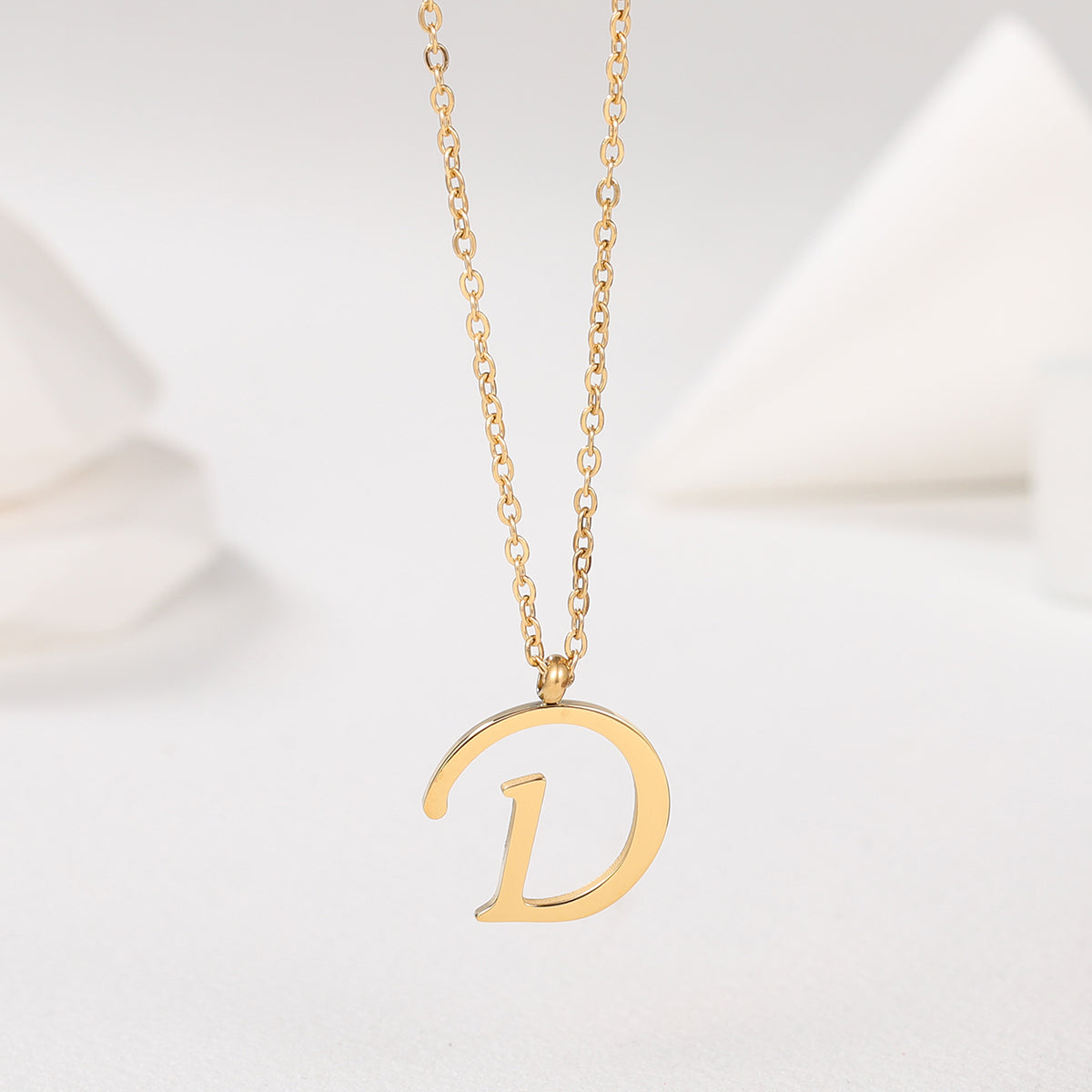 1 Piece Simple Style Letter Stainless Steel Plating Pendant Necklace