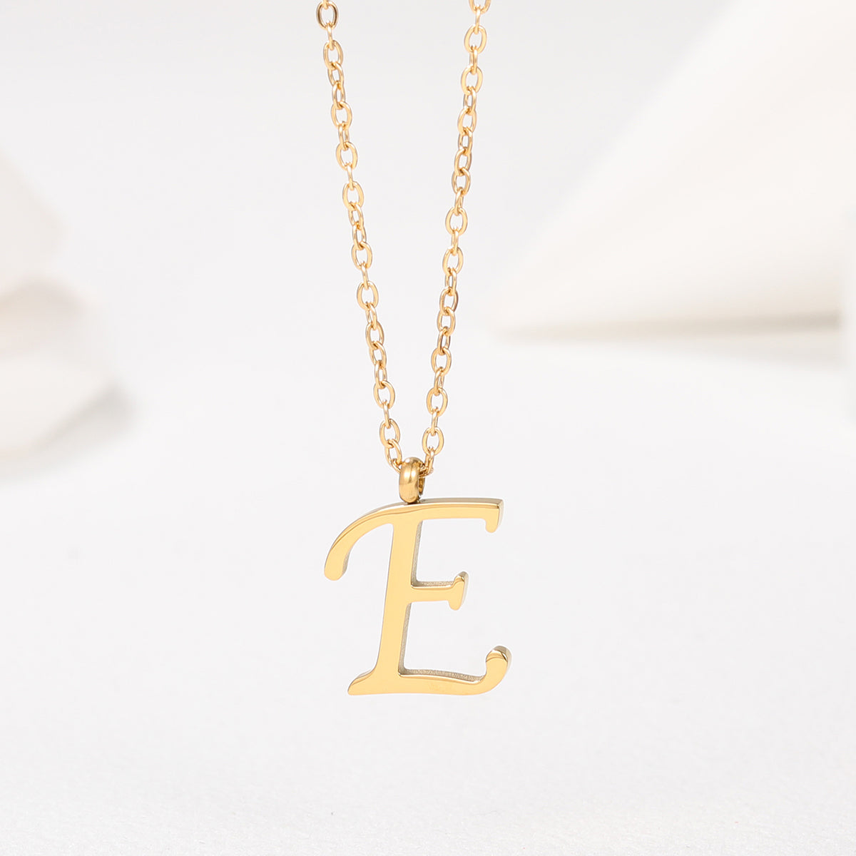 1 Piece Simple Style Letter Stainless Steel Plating Pendant Necklace