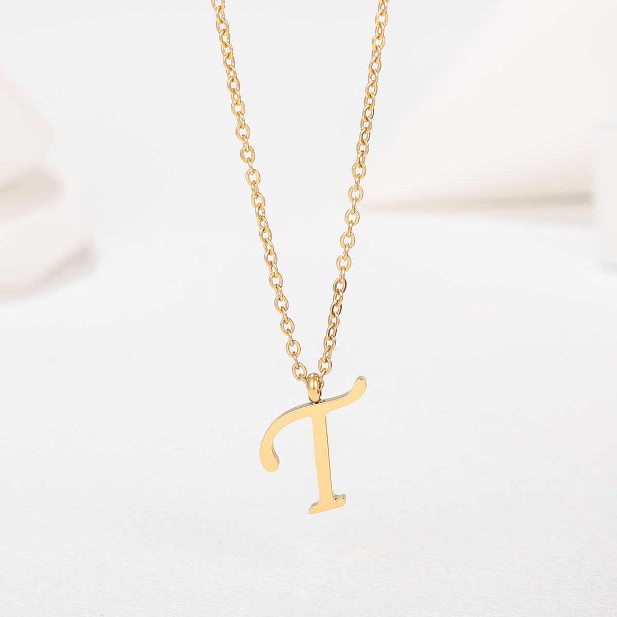 1 Piece Simple Style Letter Stainless Steel Plating Pendant Necklace