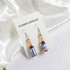 1 Pair Retro Bottle Plastic Resin Women's Drop Earrings