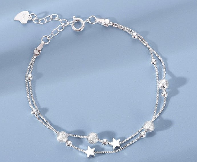 Elegant Star Sterling Silver Plating Bracelets