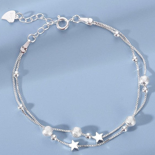 Elegant Star Sterling Silver Plating Bracelets